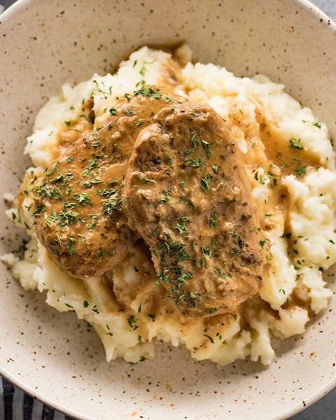 Smothered Pork Chops crockpot