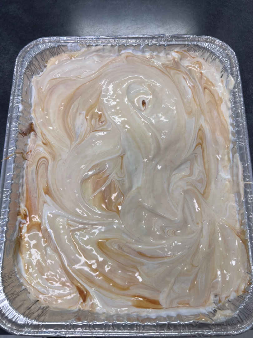 Caramel Cheesecake Poke Cake