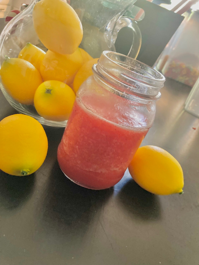 Strawberry Watermelon slush