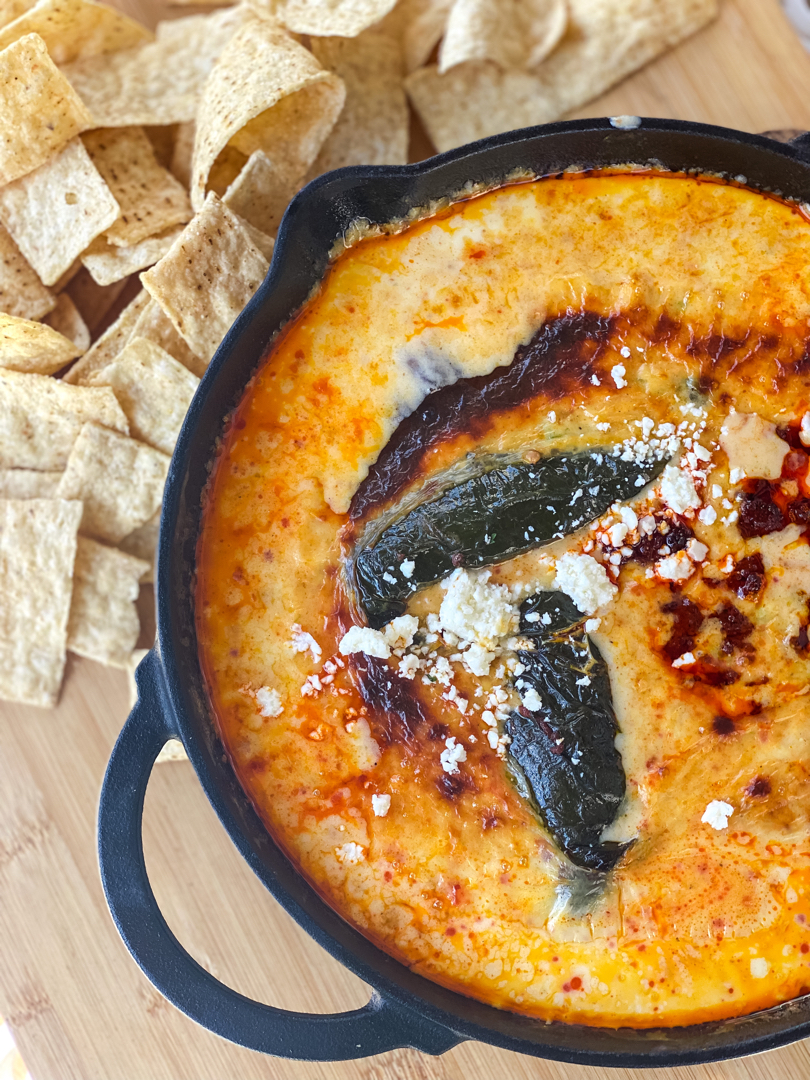 Smoked Poblano & Chorizo Queso