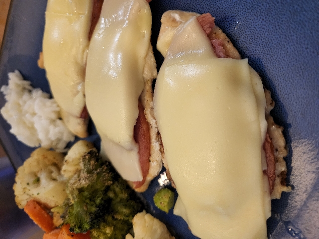 Twisted Chicken Cordon Bleu