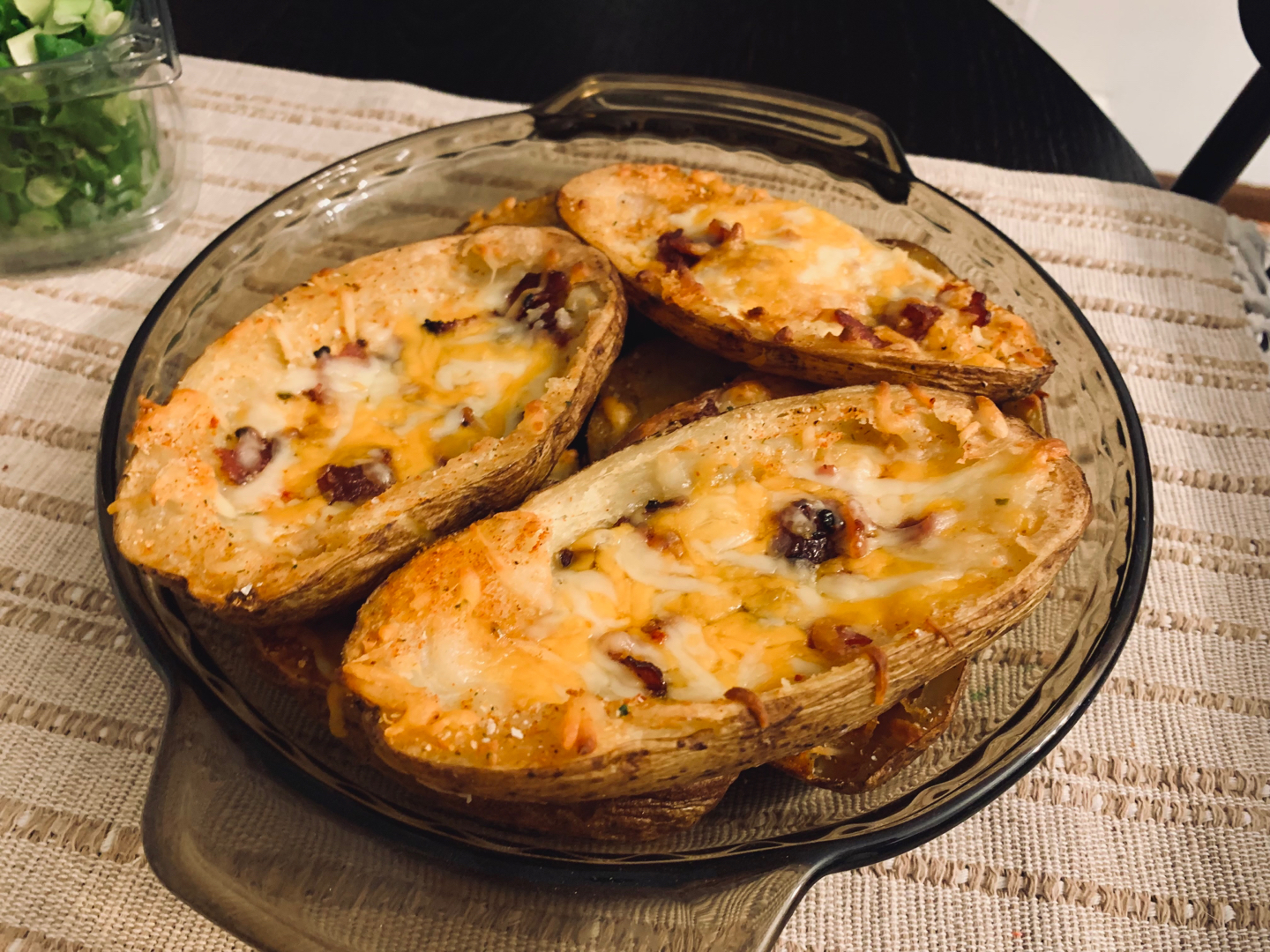 Loaded Cajun Potato Skins