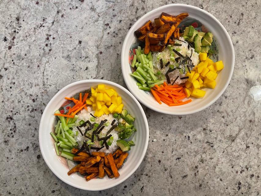 Easy sushi bowl