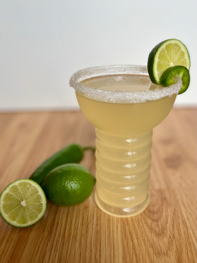 Jalapeño lime margarita