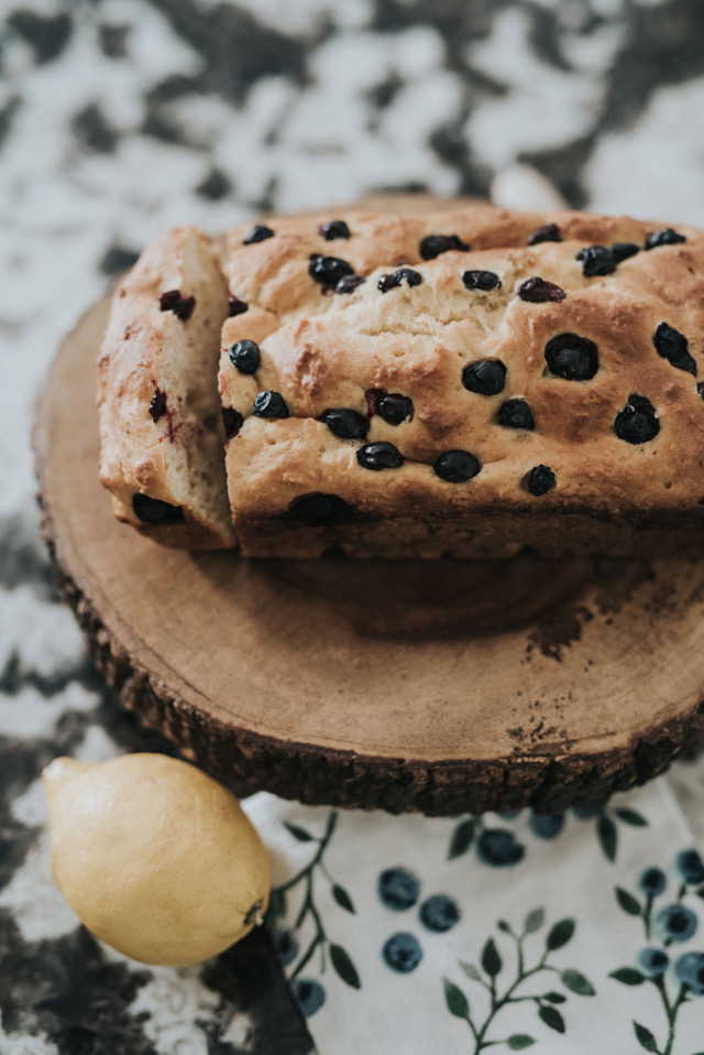 Lemon blueberry loaf