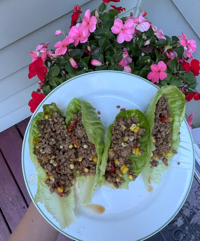 Ground Turkey Lettuce Wraps