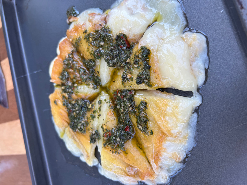 Provoleta with Chimichurri