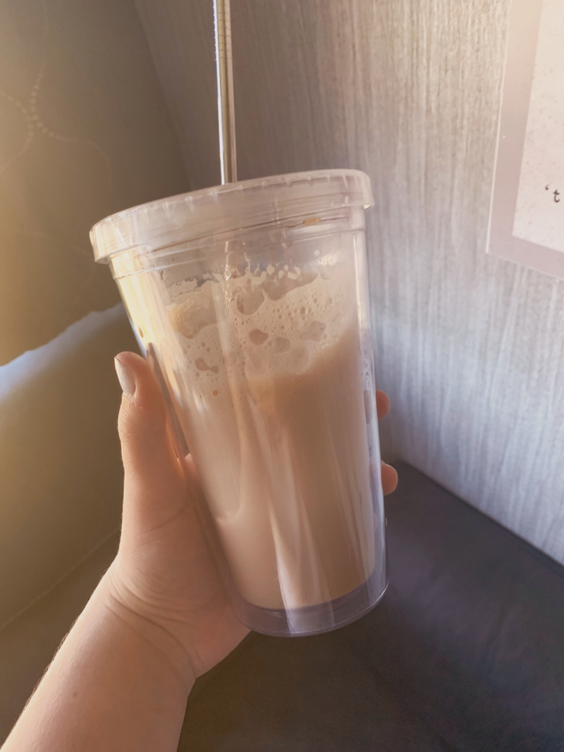 Vanilla coffee protein shake 