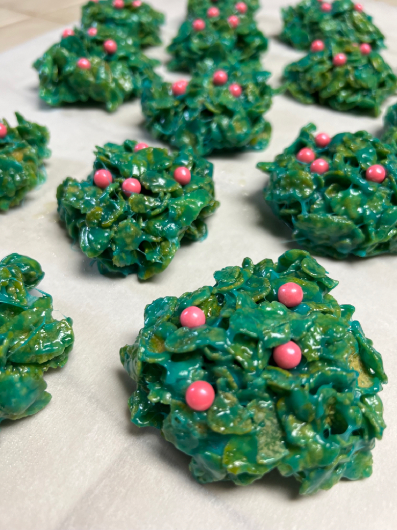 Christmas Cornflake Wreaths