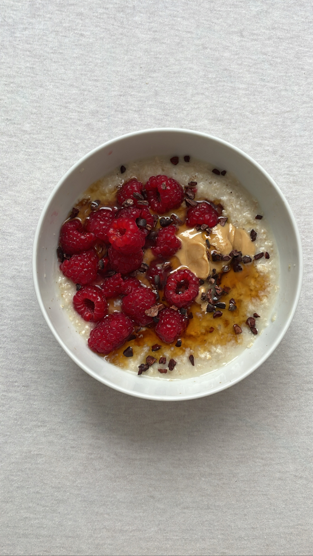 raspberry oatmeal
