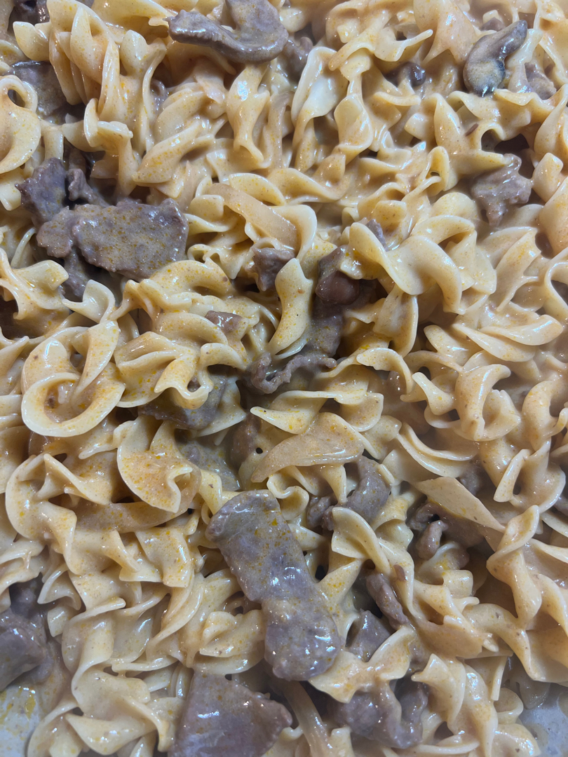Homemade Beef Stroganoff