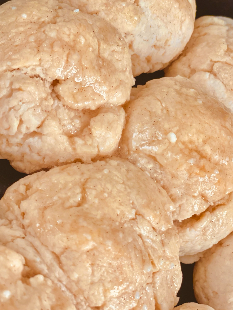 Honey Cinnamon Butter Drop Biscuits