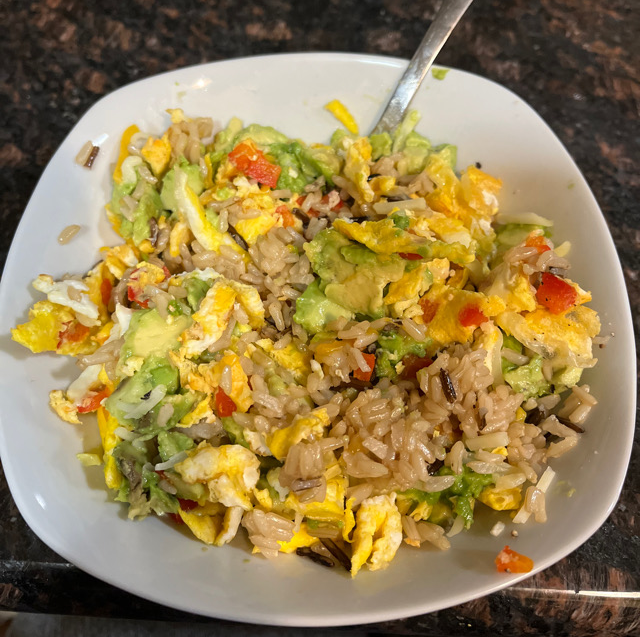 Super easy healthy rice bowl!