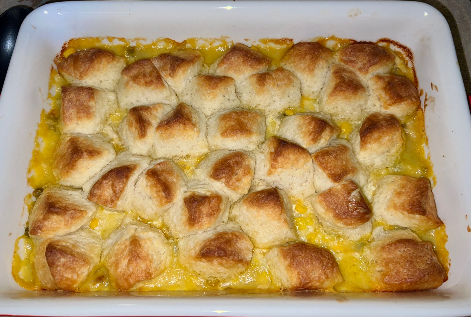 chicken pot pie casserole