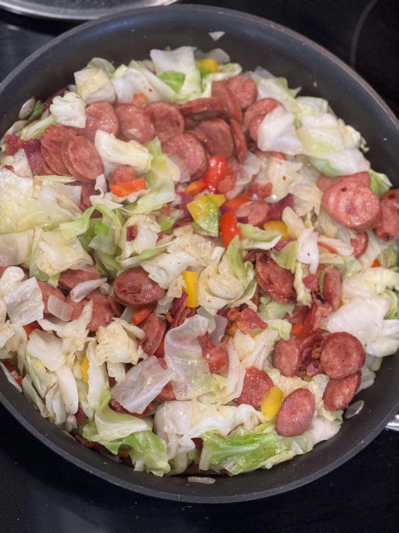 Cajun Southern Fried Cabbage