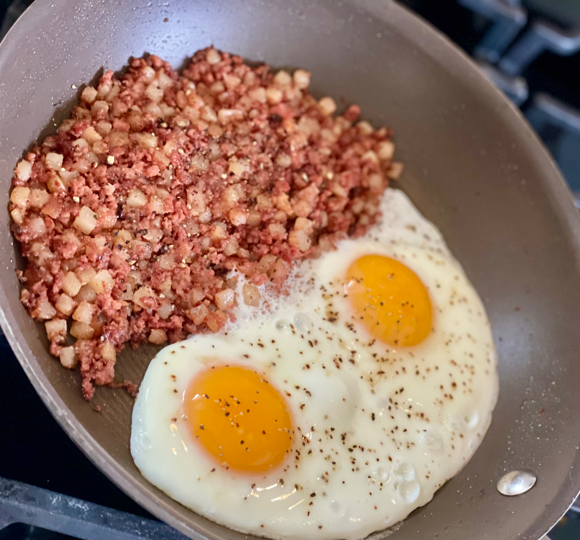 Corned Beef Hash & Eggs