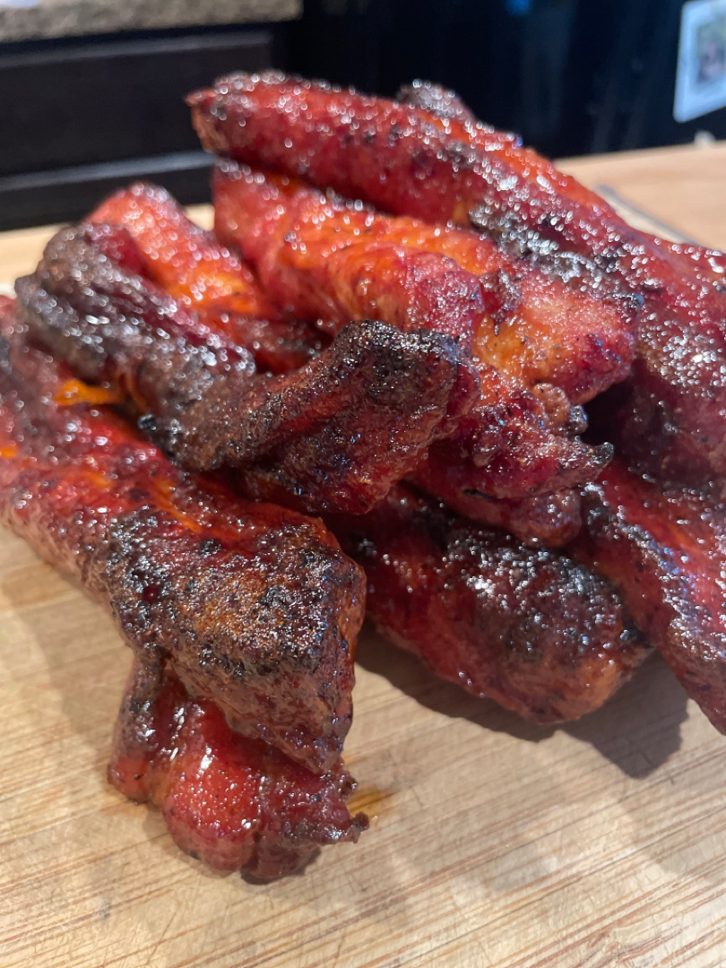 Habanero Bourbon Glazed Pork Belly