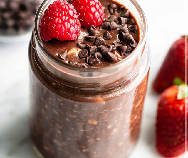 Chocolate overnight oats