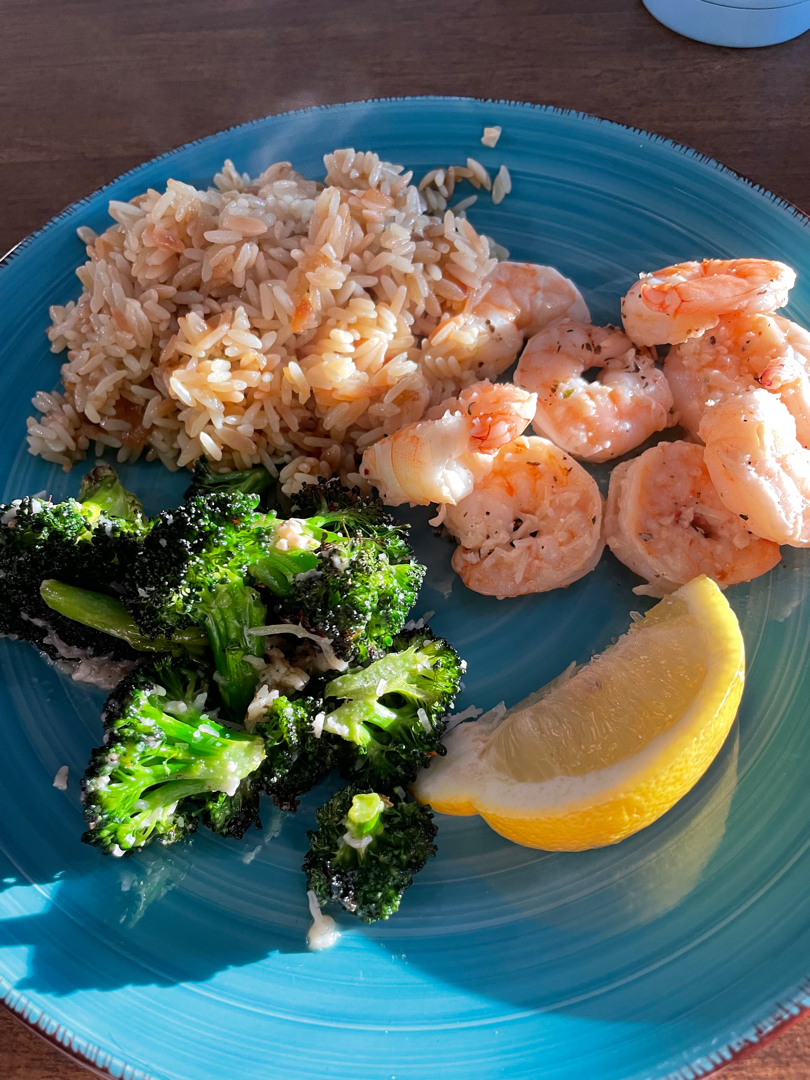 Sheet Pan Shrimp Scampi with Broccoli