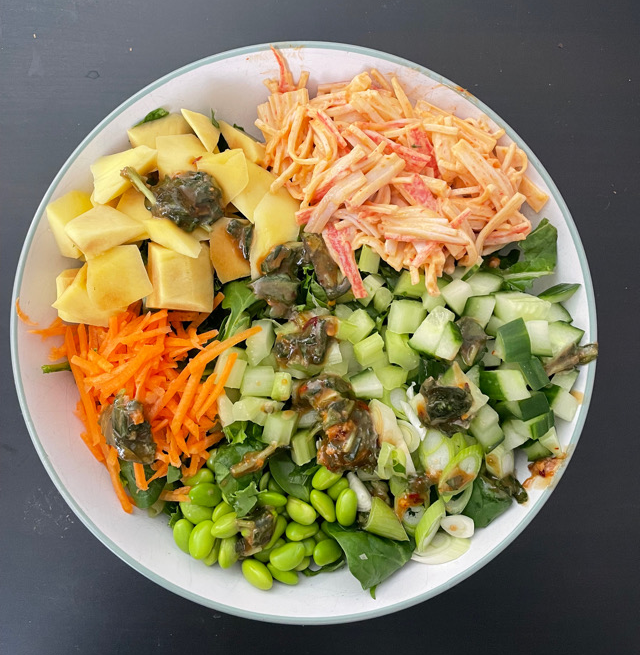 Immitation crab salad