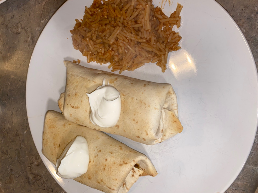 Slow Cooker Chicken Chimichangas