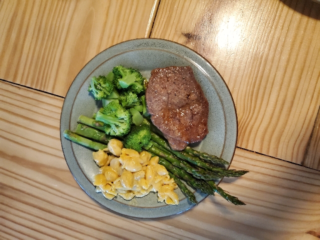 Steak dinner