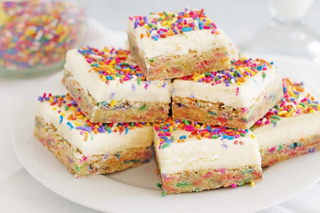 Birthday Cake Bars