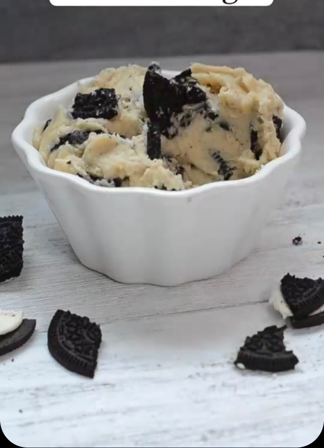 Cookies and cream cookie dough!