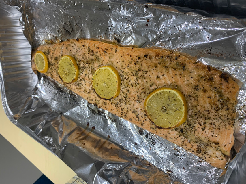 Lemon garlic salmon