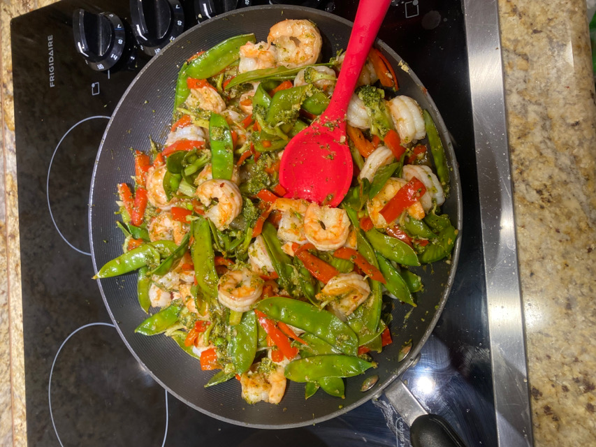Honey Garlic Shrimp Stir Fry