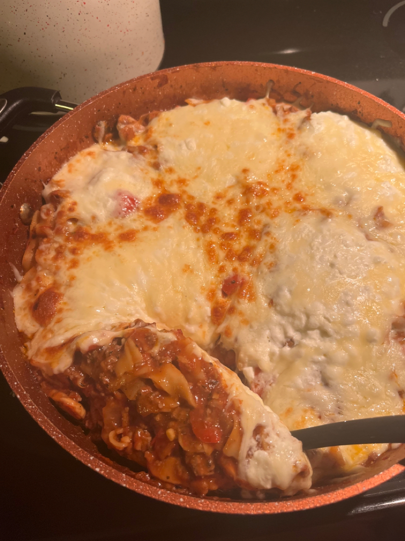 Cheesy Skillet Lasagna