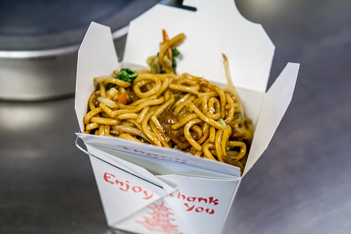 Chinese Takeout Beef Lo Mein