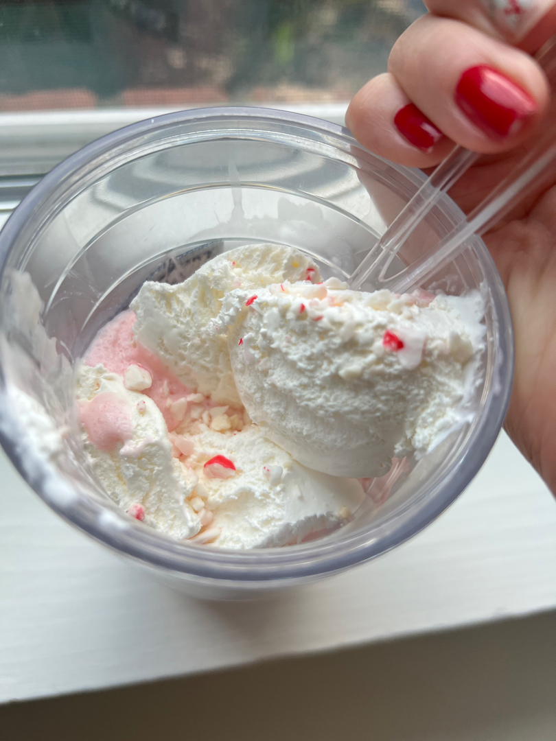 Peppermint milkshake