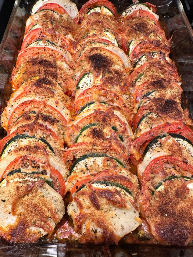 Tomato Zucchini Gratin