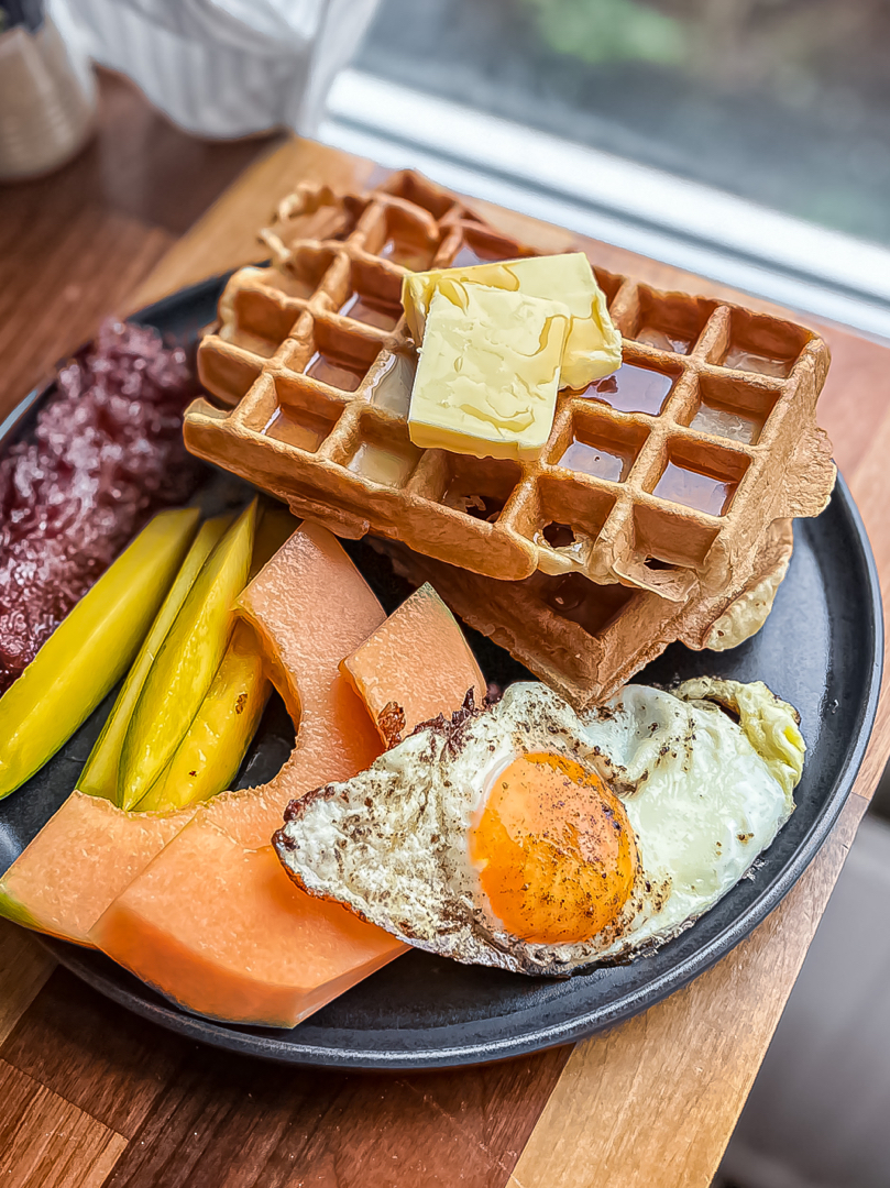 Fluffy Buttery Belgian Waffles