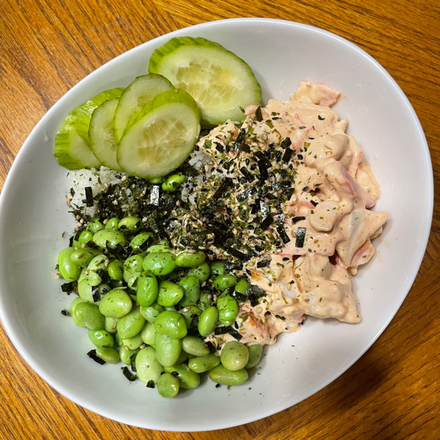 SPICY CRAB SUSHI BOWL