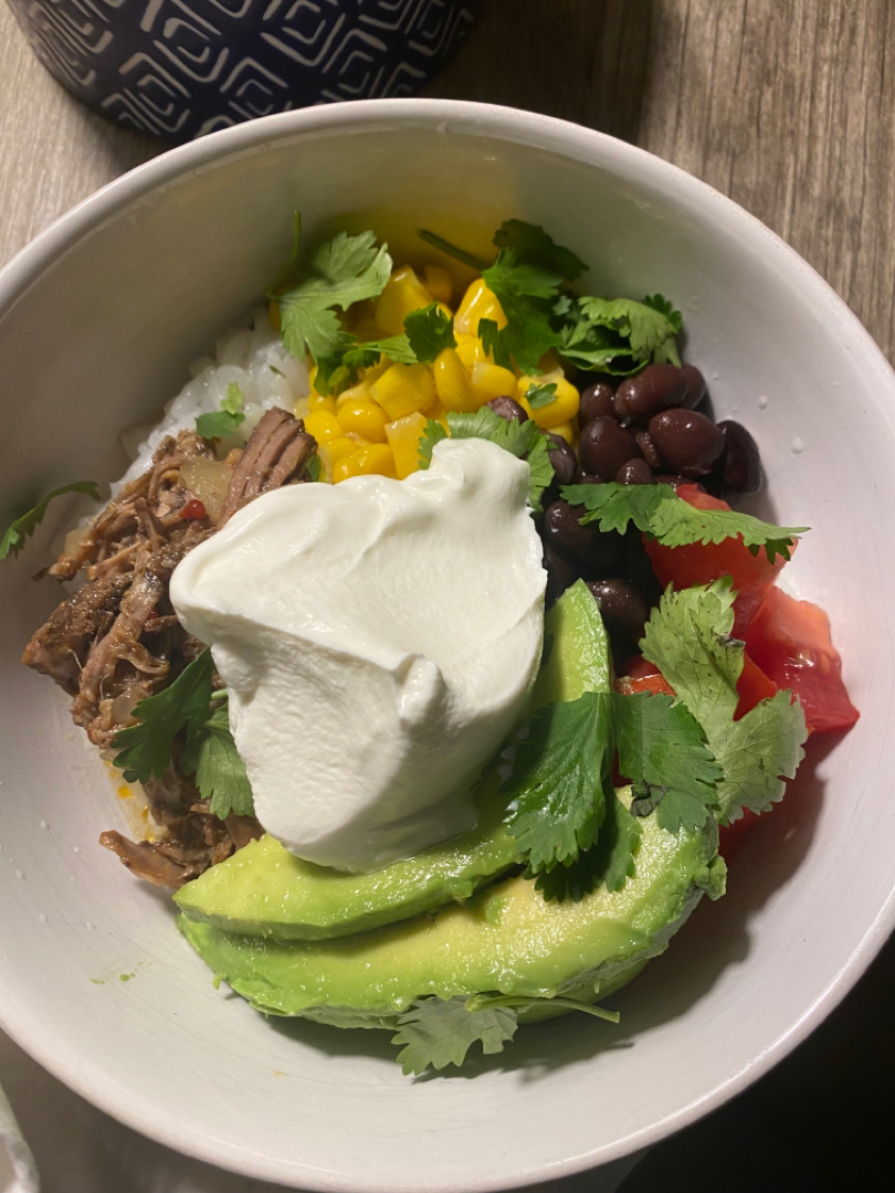 At-Home Chipotle Shredded Beef Bowl