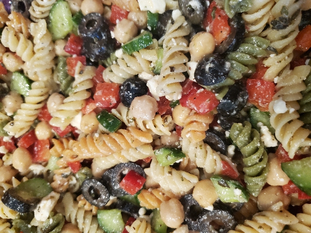 Greek Inspired Pasta Salad