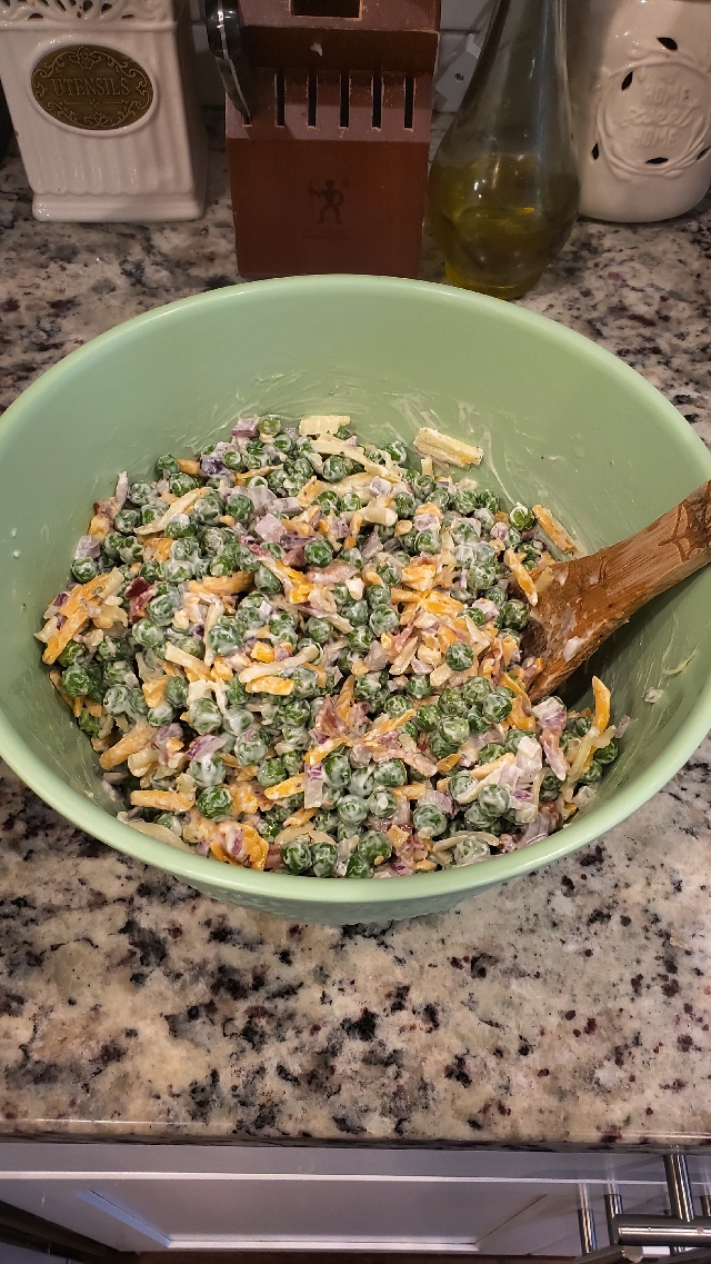 Retro Pea Salad