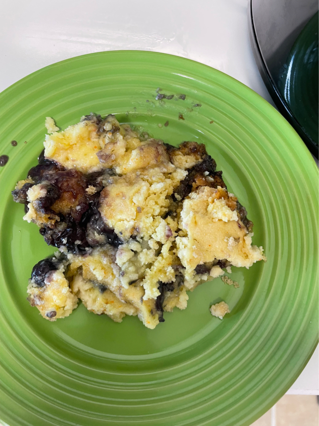 Blueberry crisp