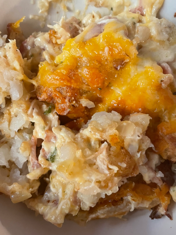 Chicken, Bacon, Ranch Tater Tot Casserole