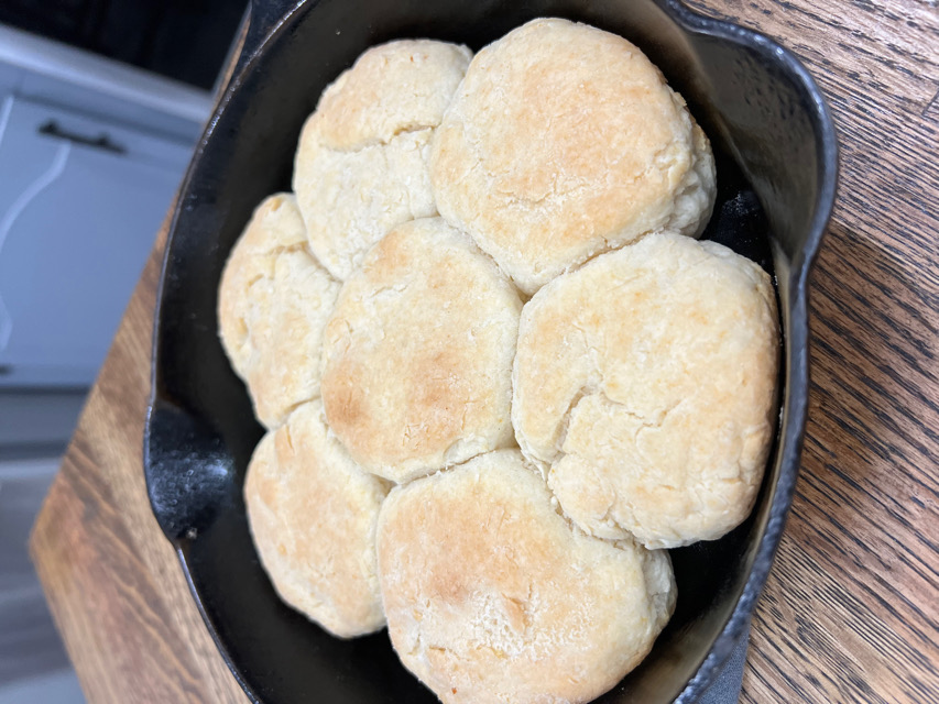 Easy TWO ingredient biscuits
