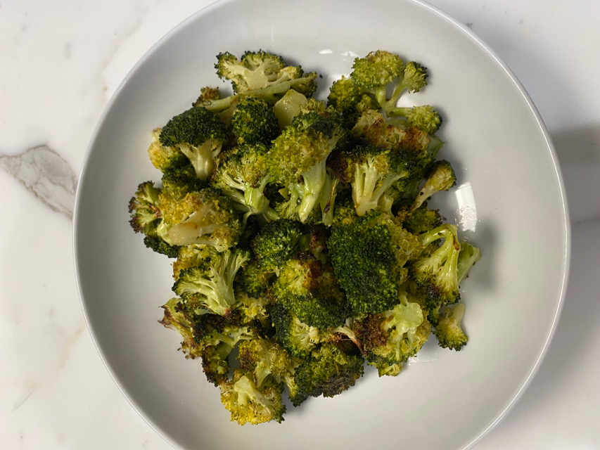 Roasted broccoli as good as chips 