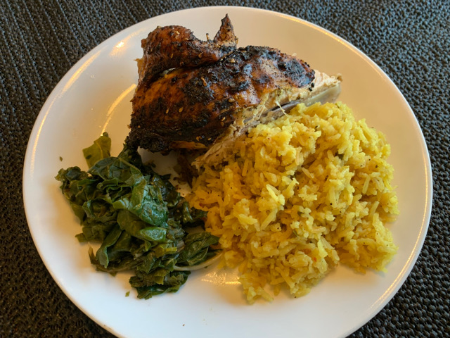Lemon & herb chicken with lemon rice