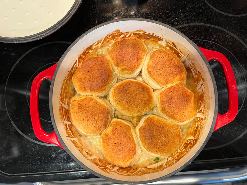 Biscuit Chicken Pot Pie
