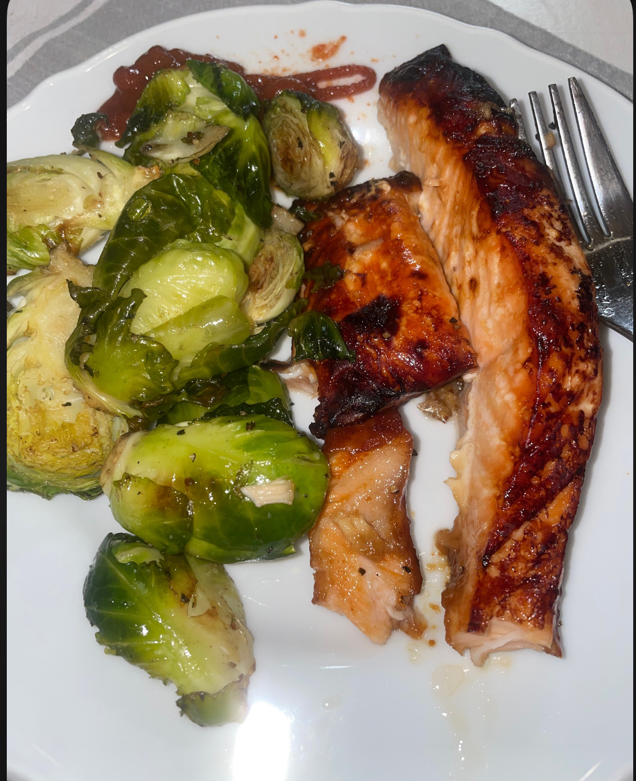Honey Garlic Salmon - pescatarian goodness