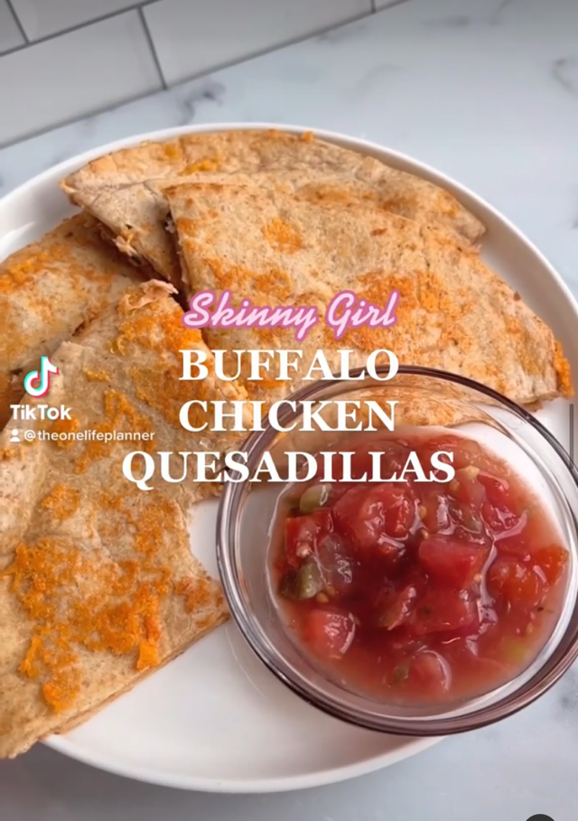 Buffalo Chicken Quesadillas
