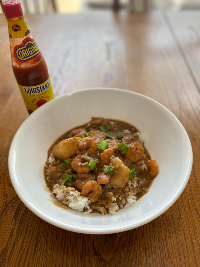 Cajun shrimp stew