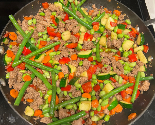 Ground Turkey Stir Fry