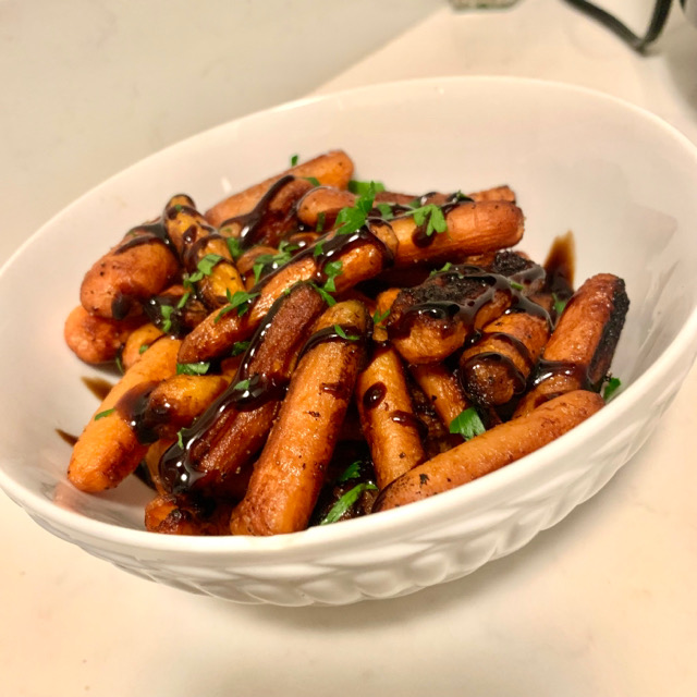 Balsamic Roasted Baby Carrots